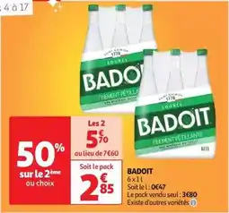 Auchan Supermarché Badoit - 6x 1 l offre
