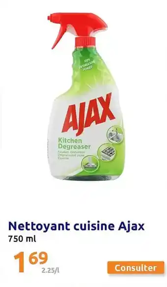 Action Ajax - nettoyant cuisine offre