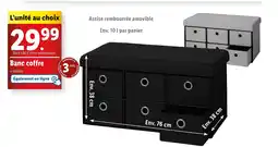 Lidl Banc coffre offre