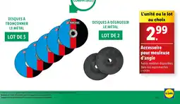 Lidl Accessoire pour meuleuse d'angle offre