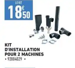 Brico Cash KIT D'INSTALLATION POUR 2 MACHINES offre