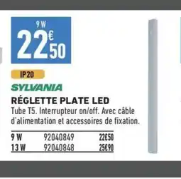 Brico Cash RÉGLETTE PLATE LED offre
