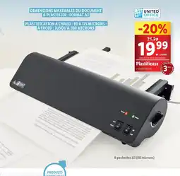 Lidl Plastifieuse GARANTIE offre