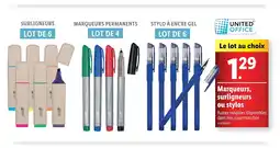 Marqueurs, surligneurs ou stylos