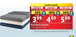 Lidl Drap-housse en jersey offre