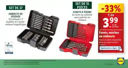 Lidl Forets, mèches ou embouts offre
