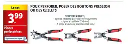 Lidl Pinces perforatrices offre