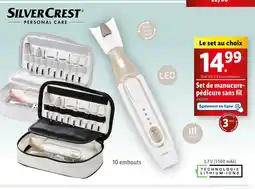 Lidl Set de manucure- pédicure sans fil offre