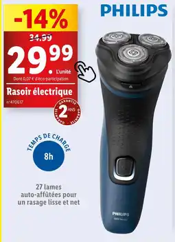 Lidl PHILIPS Rasoir électrique offre