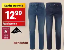 Lidl LIVERGY Jean homme offre
