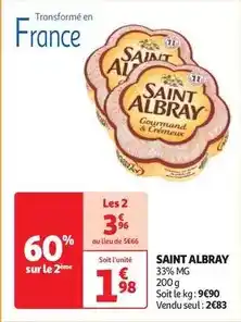 Auchan Supermarché Saint albray - 33% mg offre