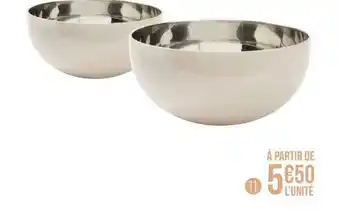 Géant Casino Saladier inox rose offre