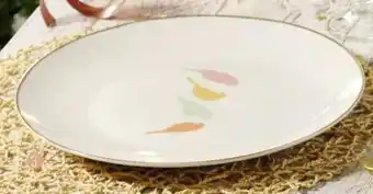 Géant Casino Assiette plate 26,5cm oiseaux offre