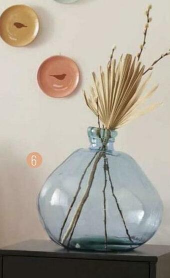 Vase simplicity bleu