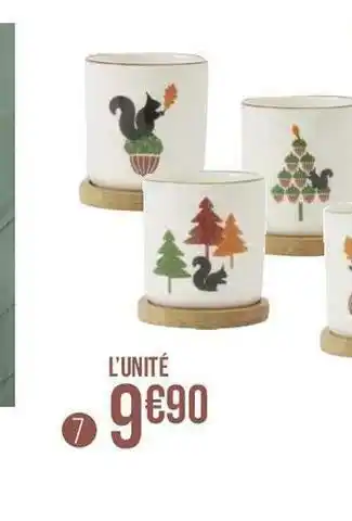 Géant Casino Set 4 tasses 10cl cap nord offre