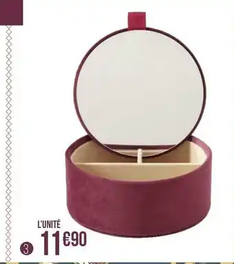Boite à bijoux ronde