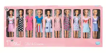 Stokomani LE COFFRET DE 10 POUPÉE MANNEQUINS + ACCESSOIRES offre