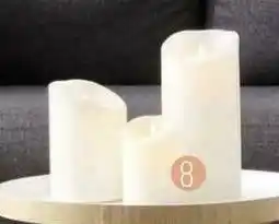 Géant Casino Bougie led blanc offre