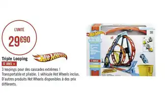 Hot wheels triple looping