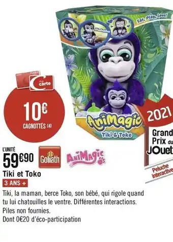 Goliath tiki et toko