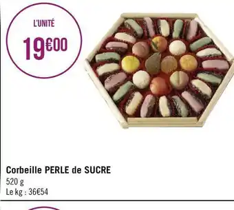 Géant Casino Corbeille perle de sucre offre