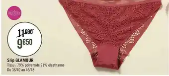 Géant Casino Billetdoux slip glamour offre