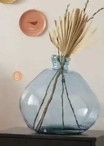 Vase simplicity bleu