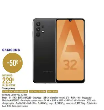 Géant Casino Samsung smartphone offre