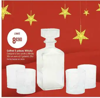 Géant Casino Coffret 5 pièces whisky offre