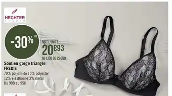 Géant Casino Soutien gorge triangle fredie offre