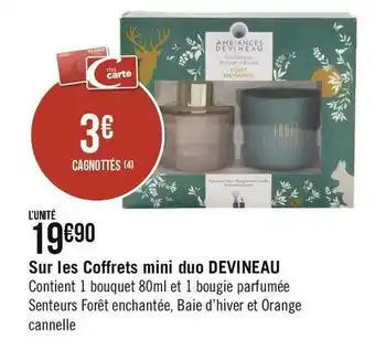 Géant Casino Coffrets mini duo devineau offre