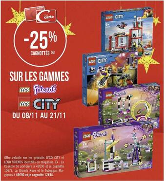 Lego bon plan sur les gammes lego