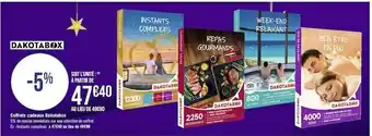 Géant Casino Coffrets cadeaux dakotabox offre