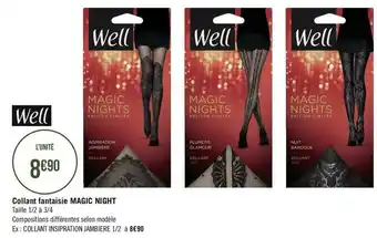 Well collant fantaisie magic night