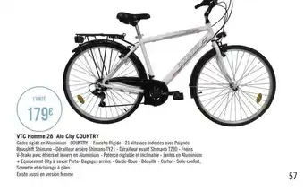 Vtc homme 28 alu city country