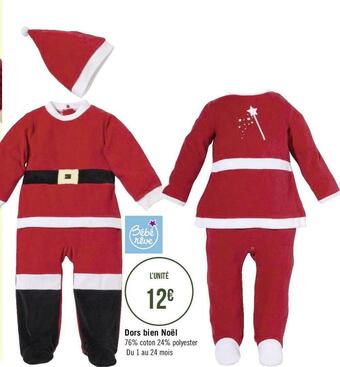 Promo Dors Bien Velours Noel Bebe Mots D Enfants Chez E Leclerc