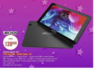 Géant Casino Archos tablette tactile 9.6” offre