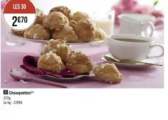 Géant Casino Chouquettes offre