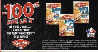 Géant Casino Le gaulois bon plan une sélection de produits de la marque le gaulois offre