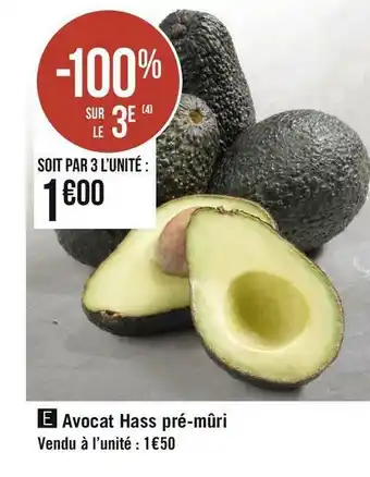 Géant Casino Avocat hass pré-mûri offre