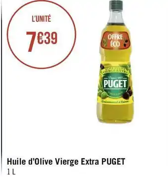 Géant Casino Puget huile d’olive vierge extra offre