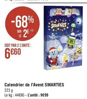 Smarties calendrier de l’avent