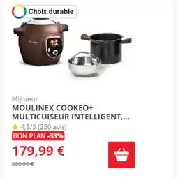 Darty MOULINEX COOKEO+ MULTICUISEUR INTELLIGENT offre