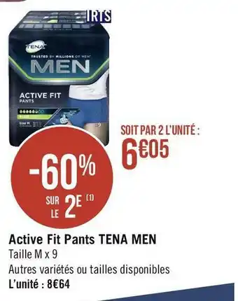 Tena active fit pants men