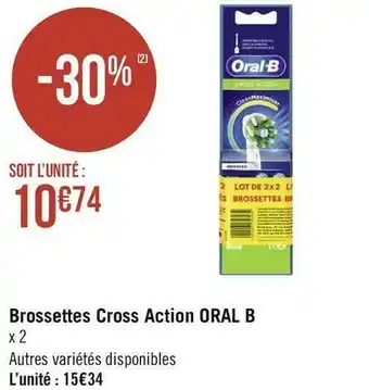 Oral-b brossettes cross action