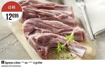 Géant Casino Agneau côtes ou à griller offre