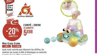 Géant Casino Mon crazy crabe offre