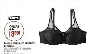 Dim soutien-gorge avec armatures generous