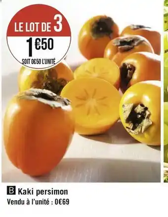 Géant Casino Kaki persimon offre