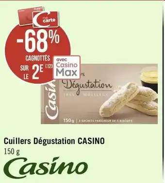 Géant Casino Casino bon plan sur cuillers dégustation de la marque casino offre
